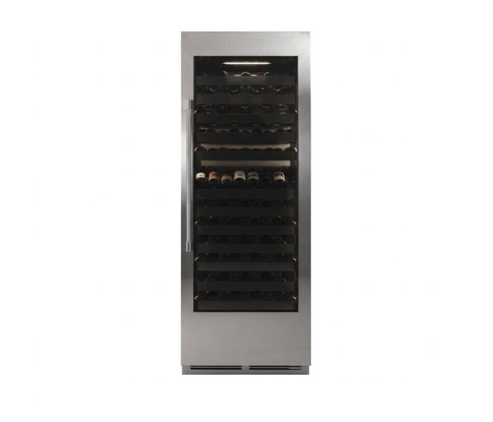 Perlick C-Series 30" Glass Door Single Zone Wine Column – Indoor - Stainless Steel & Panel Ready - Right & Left Hinge