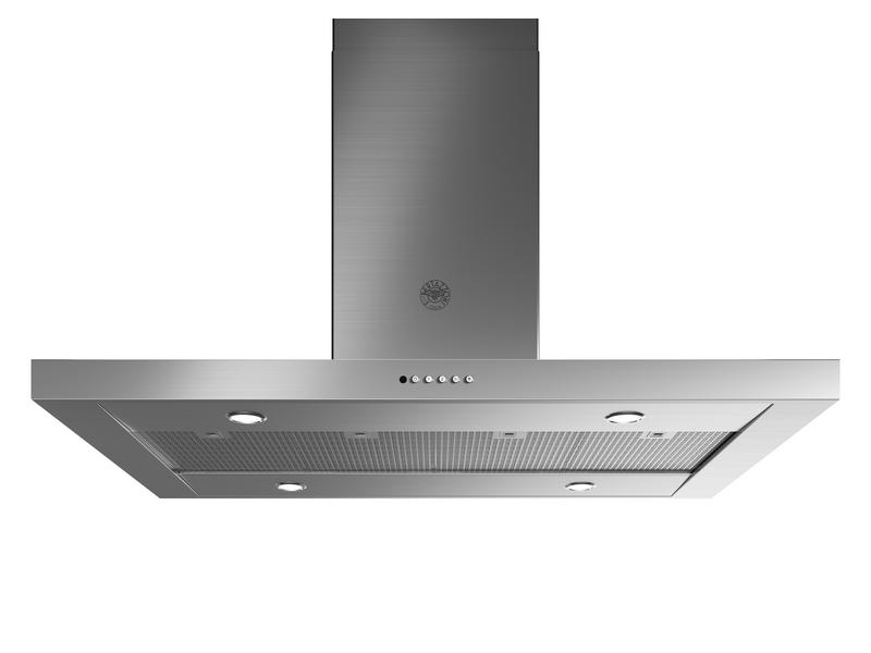 Bertazzoni Professional Series T-Shape Island Hood - 600 CFM - Stanless Steel