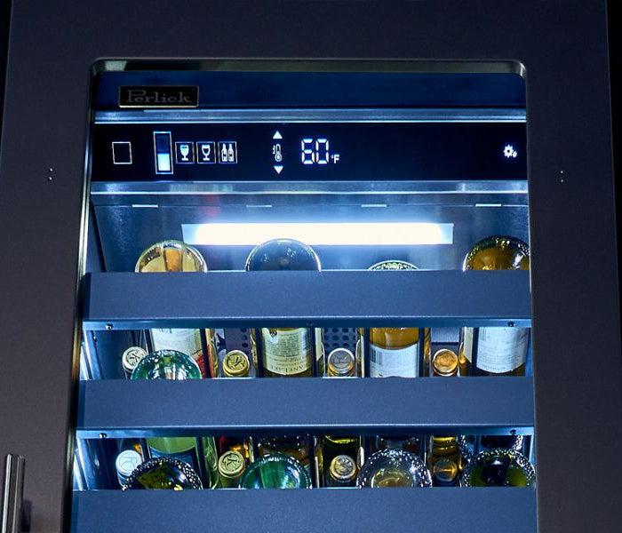 Perlick C-Series 30" Glass Door Dual Zone Wine Column – Indoor - Stainless Steel & Panel Ready - Right & Left Hinge