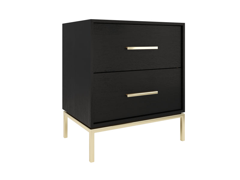 Vanderloc Rift White Oak Two Drawer Single Bathroom Vanity