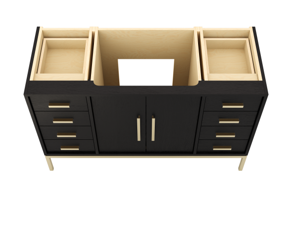 Vanderloc Rift White Oak Single Extra Wide Bathroom Vanity