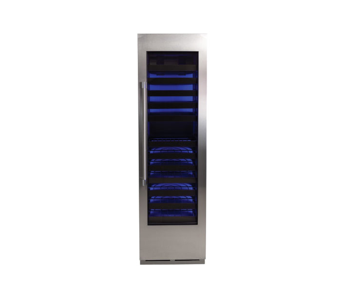 Perlick C-Series 24" Glass Door Single Zone Wine Column – Indoor - Stainless Steel & Panel Ready - Right & Left Hinge
