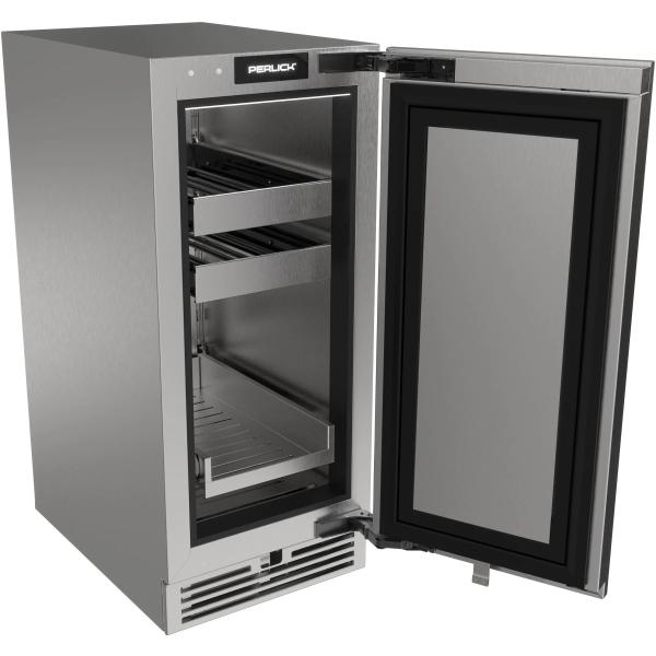 Perlick G5 Luxe 15" Solid Door Beverage Center – Indoor/Outdoor Rated - Panel Ready