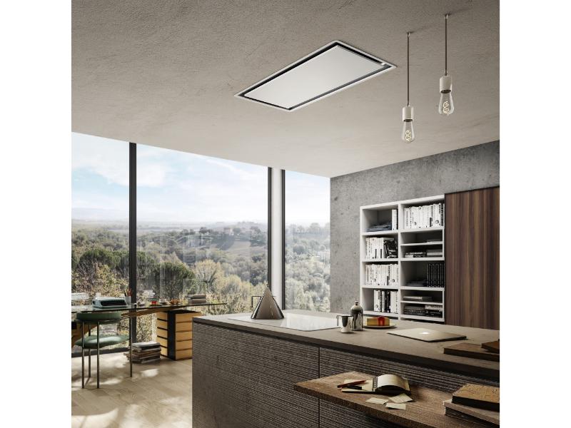Elica Illusion Ceiling Mount - 600 CFM – White