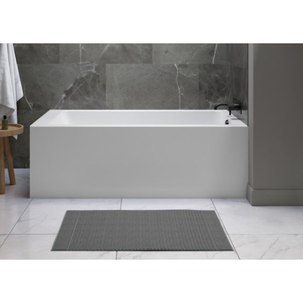 Produits Neptune Pia IFS AFR Acrylic Right/Left Corner Bathtub - Soaking or Therapy - Right/Left Drain - White