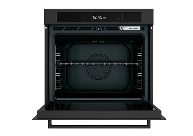 Bertazzoni Professional Series 30" Convection Steam Wall Oven - Stanless Steel and Carbonio
