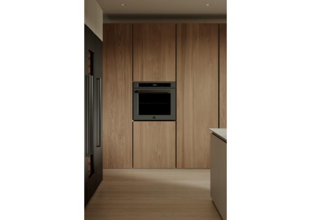 Bertazzoni Professional Series 30" Convection Steam Wall Oven - Stanless Steel and Carbonio
