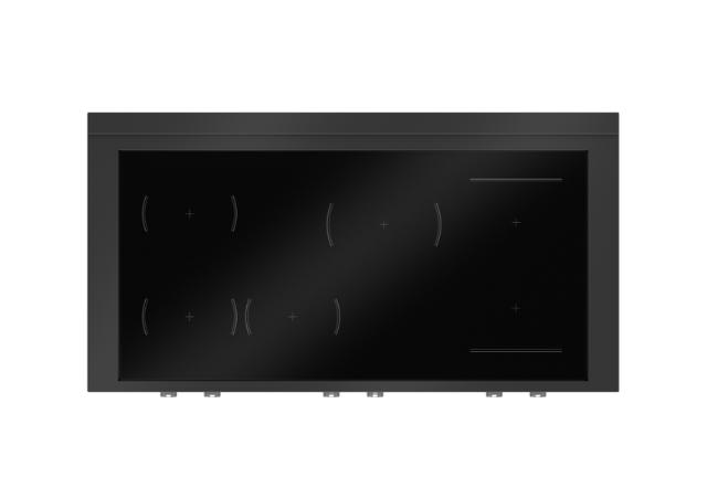 Bertazzoni Professional Series 48" Rangetop: Induction - Stainless Steel and Carbonio
