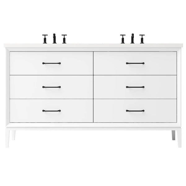 Vanderloc Alexandra Double Drawer Bathroom Vanity