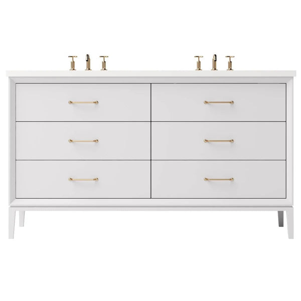 Vanderloc Alexandra Double Drawer Bathroom Vanity