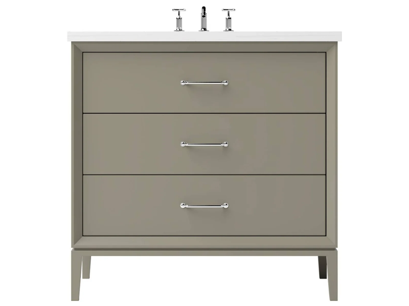 Vanderloc Alexandra Three Drawer Single Bathroom Vanity
