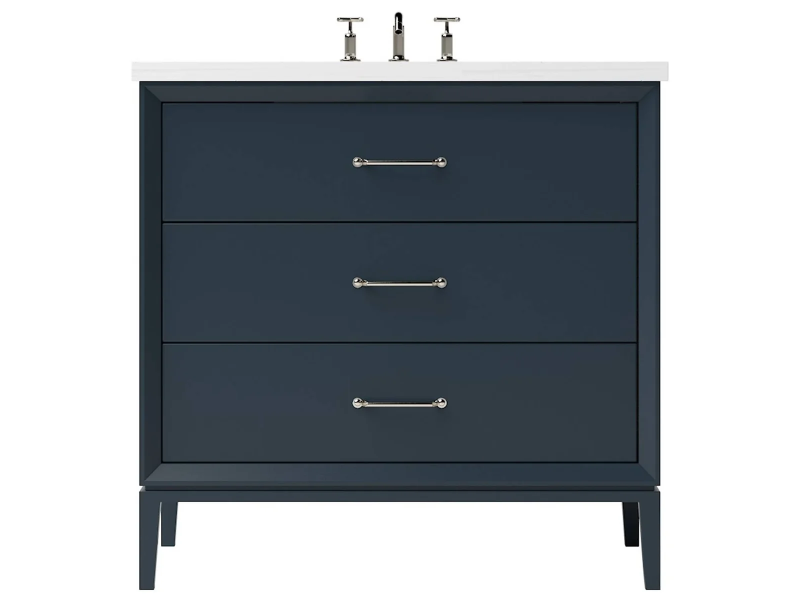 Vanderloc Alexandra Three Drawer Single Bathroom Vanity