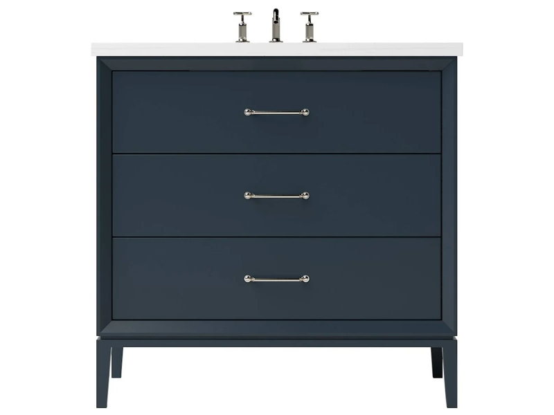 Vanderloc Alexandra Three Drawer Single Bathroom Vanity