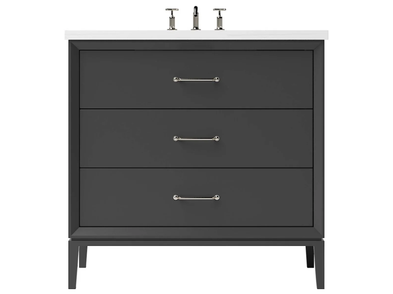 Vanderloc Alexandra Three Drawer Single Bathroom Vanity