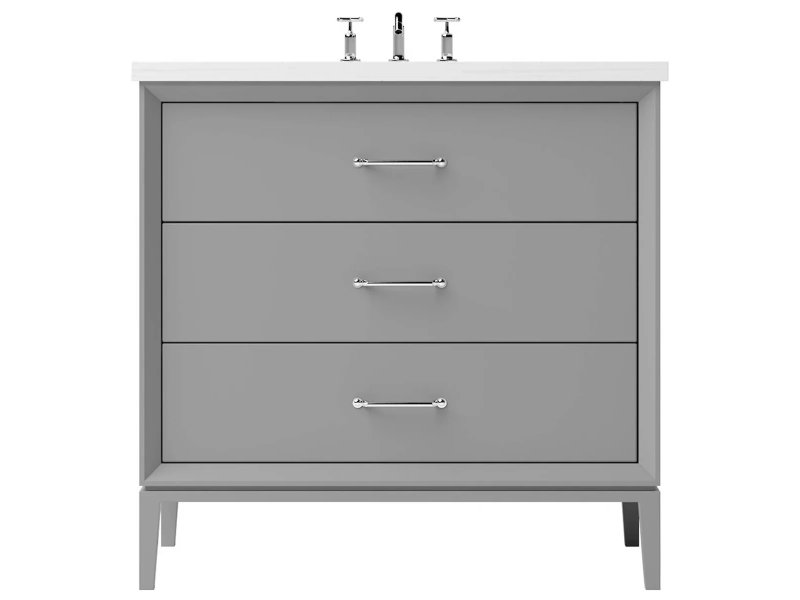 Vanderloc Alexandra Three Drawer Single Bathroom Vanity