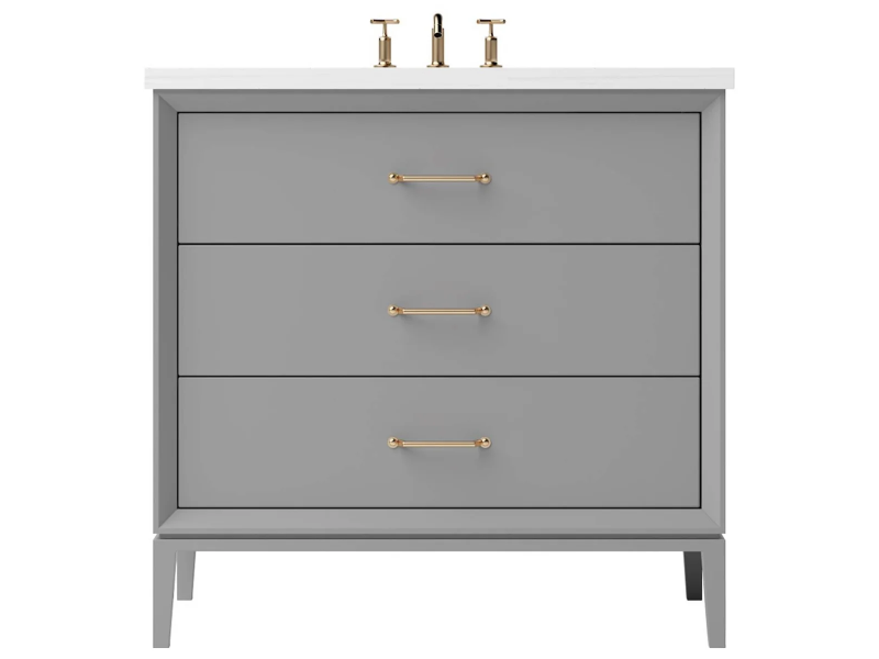 Vanderloc Alexandra Three Drawer Single Bathroom Vanity