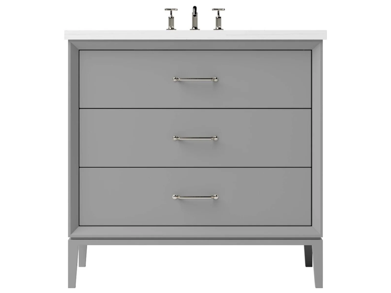 Vanderloc Alexandra Three Drawer Single Bathroom Vanity
