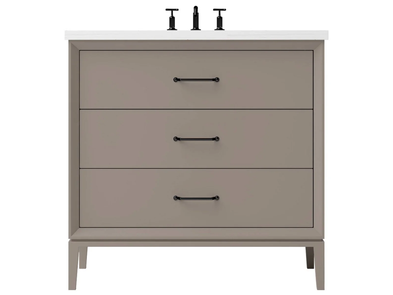 Vanderloc Alexandra Three Drawer Single Bathroom Vanity