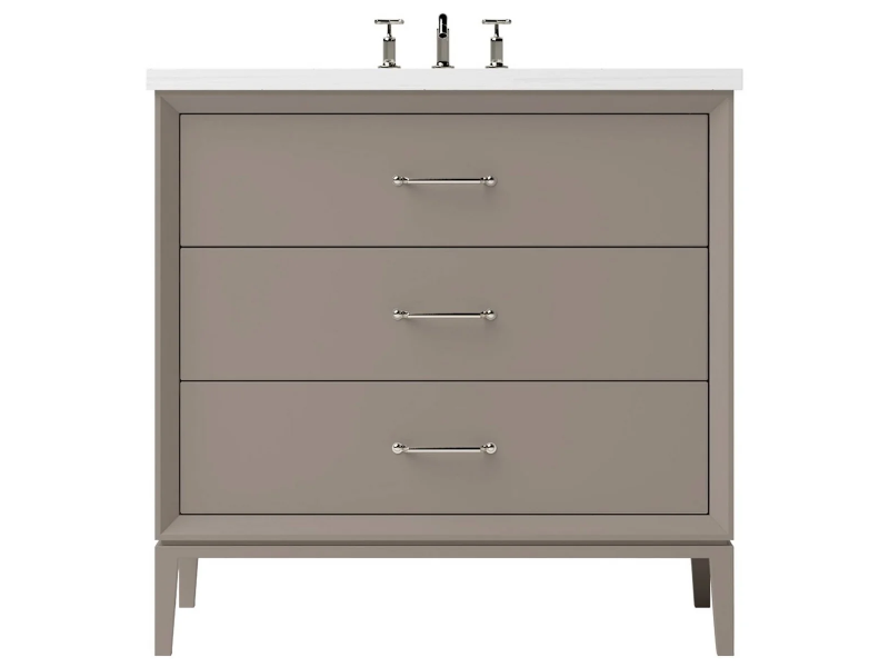 Vanderloc Alexandra Three Drawer Single Bathroom Vanity
