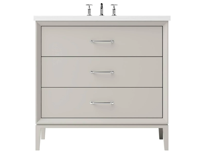 Vanderloc Alexandra Three Drawer Single Bathroom Vanity