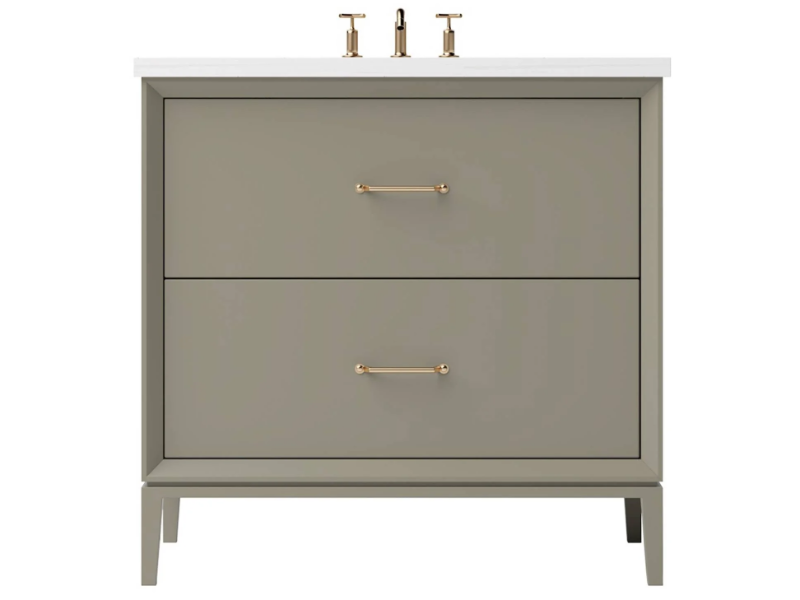 Vanderloc Alexandra Two Drawer Single Bathroom Vanity