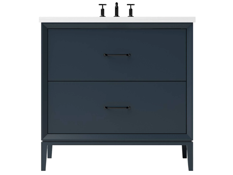 Vanderloc Alexandra Two Drawer Single Bathroom Vanity