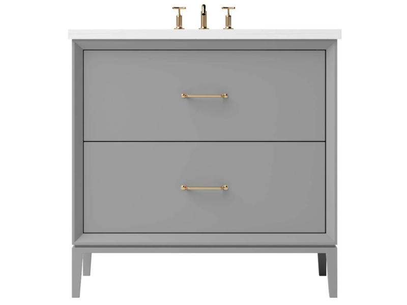 Vanderloc Alexandra Two Drawer Single Bathroom Vanity