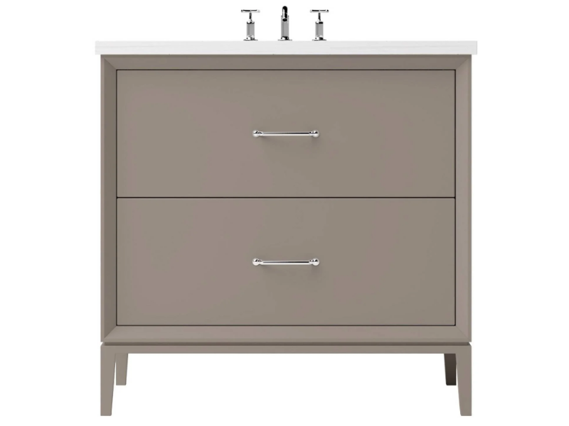 Vanderloc Alexandra Two Drawer Single Bathroom Vanity
