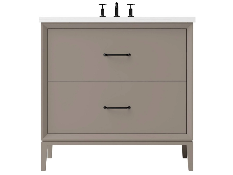 Vanderloc Alexandra Two Drawer Single Bathroom Vanity