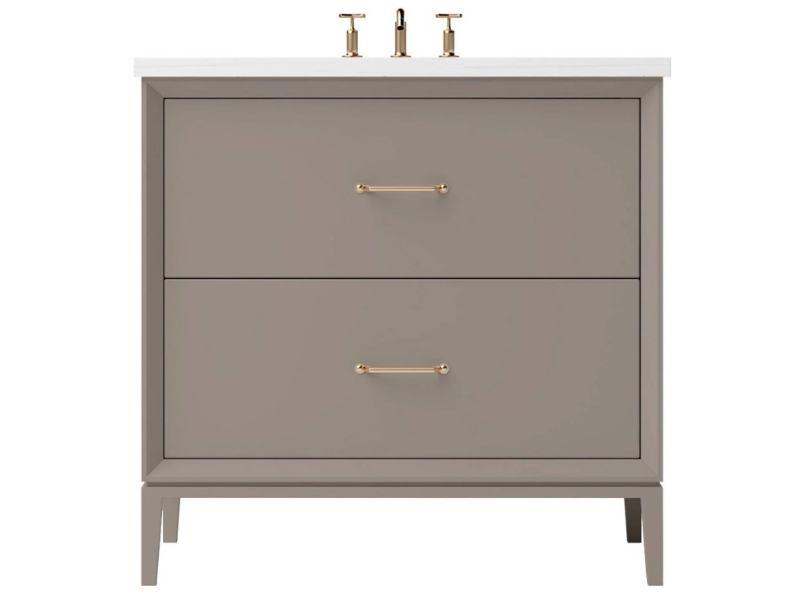 Vanderloc Alexandra Two Drawer Single Bathroom Vanity