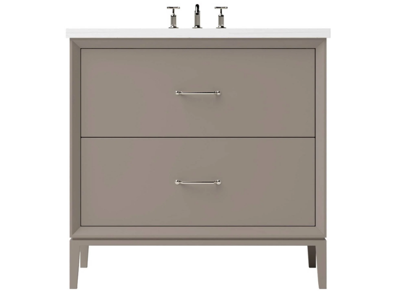 Vanderloc Alexandra Two Drawer Single Bathroom Vanity