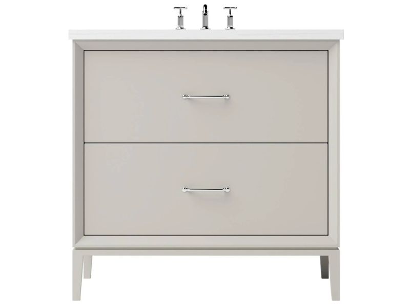 Vanderloc Alexandra Two Drawer Single Bathroom Vanity