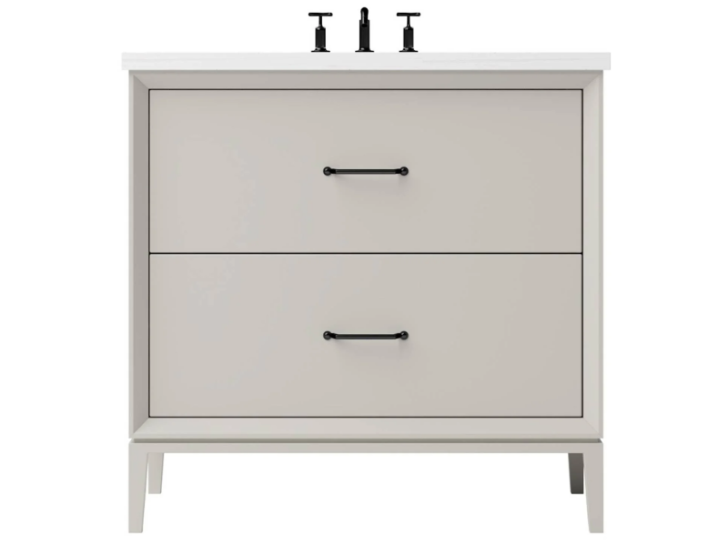 Vanderloc Alexandra Two Drawer Single Bathroom Vanity