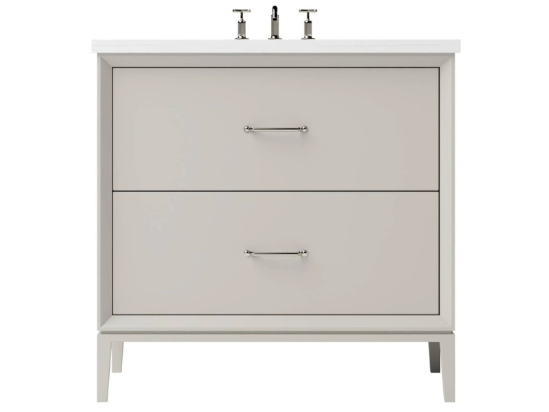 Vanderloc Alexandra Two Drawer Single Bathroom Vanity
