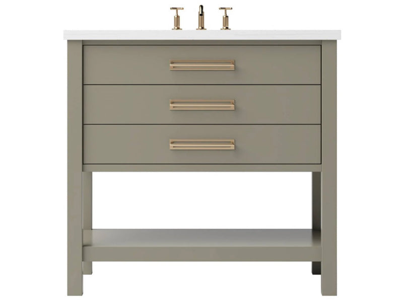 Vanderloc Kiawah Three Drawer Single Bathroom Vanity