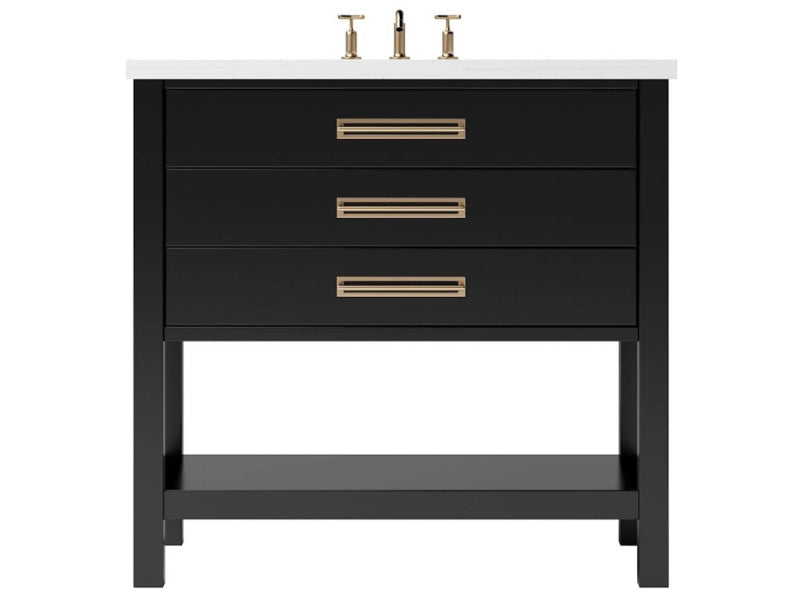 Vanderloc Kiawah Three Drawer Single Bathroom Vanity