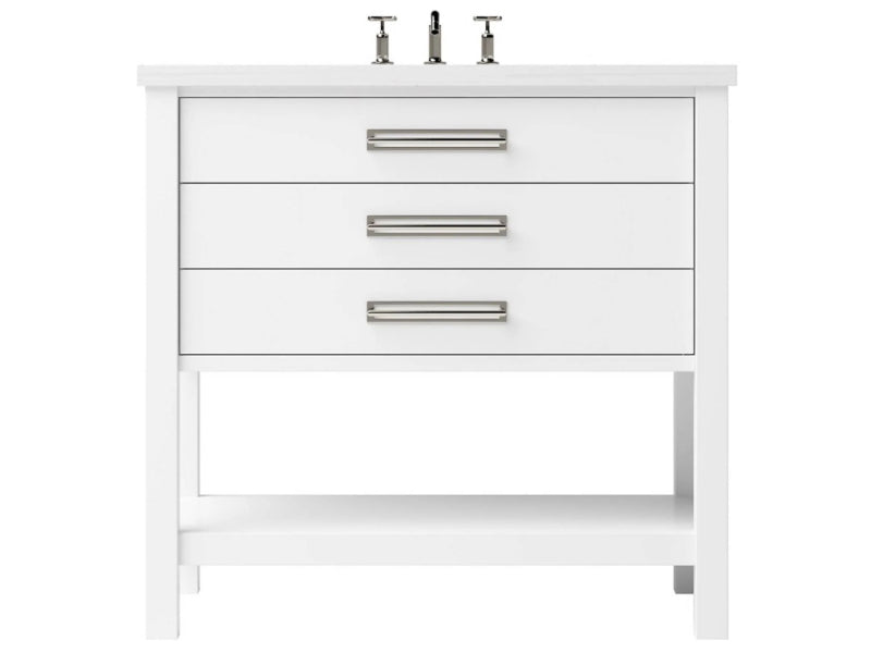 Vanderloc Kiawah Three Drawer Single Bathroom Vanity