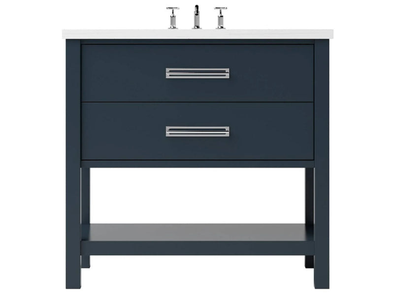 Vanderloc Kiawah Two Drawer Single Bathroom Vanity