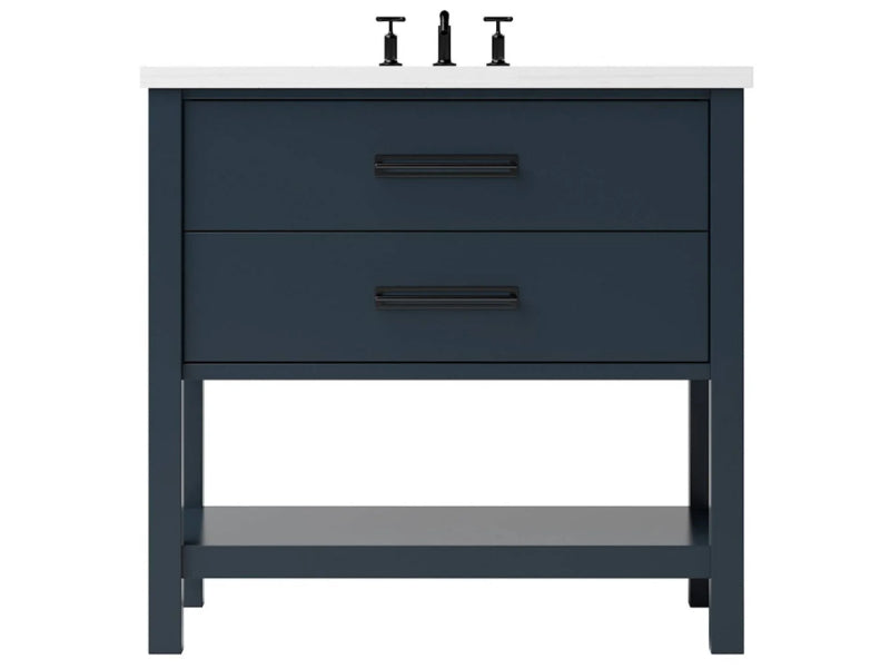 Vanderloc Kiawah Two Drawer Single Bathroom Vanity