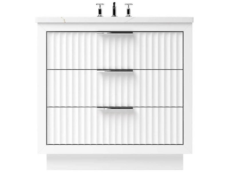 Vanderloc LeCrieú Three Drawer Single Bathroom Vanity