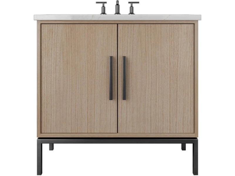 Vanderloc Rift White Oak Single Bath Vanity