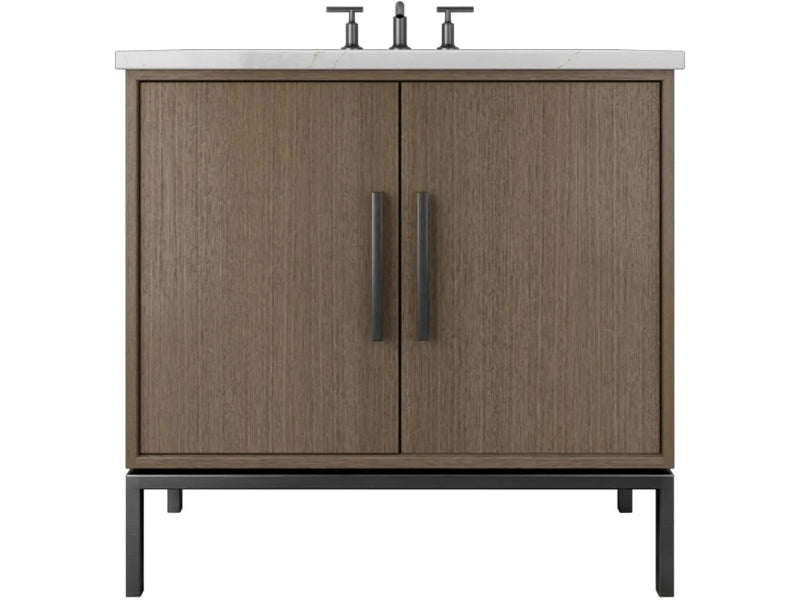 Vanderloc Rift White Oak Single Bath Vanity