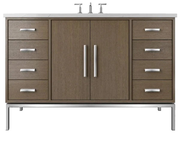 Vanderloc Rift White Oak Single Extra Wide Bathroom Vanity