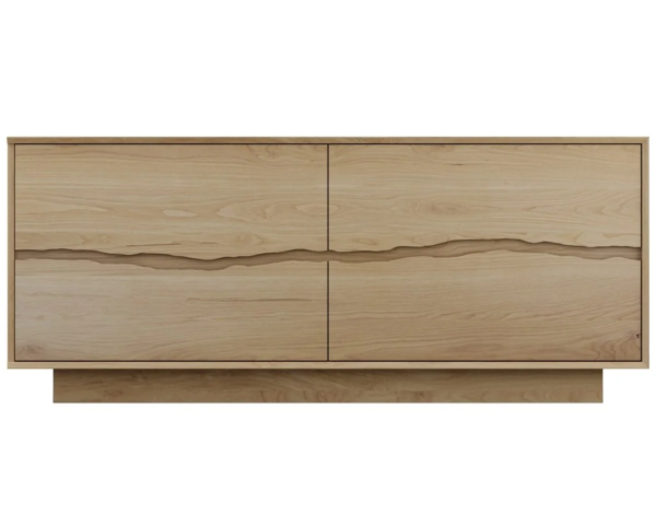 Vanderloc Ventura Four Drawer Double Freestanding Bathroom Vanity with Integrated Wood Countertop