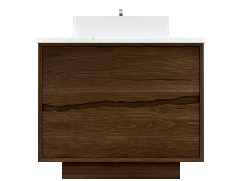 Vanderloc Ventura Two Drawer Single Bathroom Vanity - Vessel