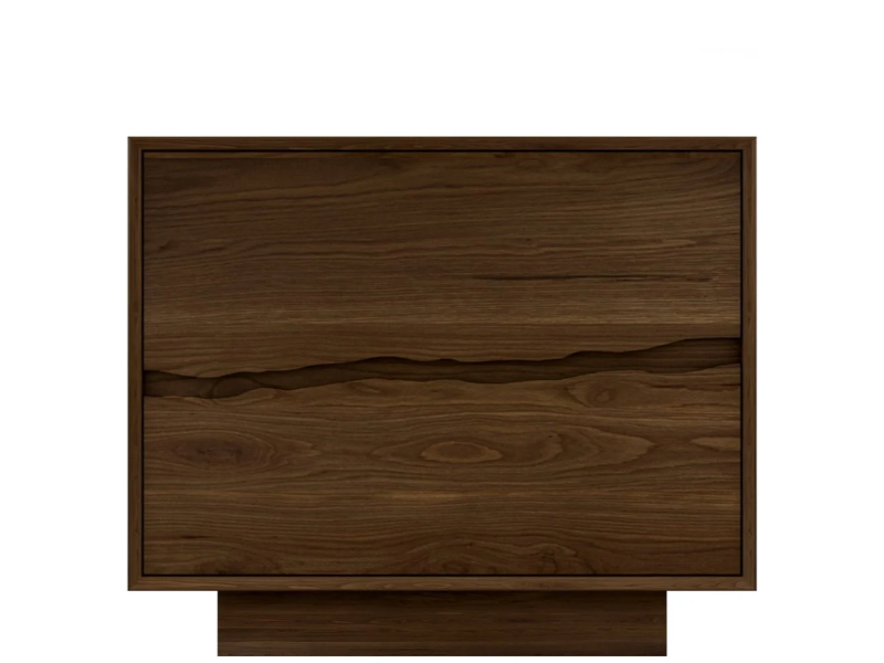 Vanderloc Ventura Two Drawer Single Freestanding Bathroom Vanity with Integrated Wood Countertop