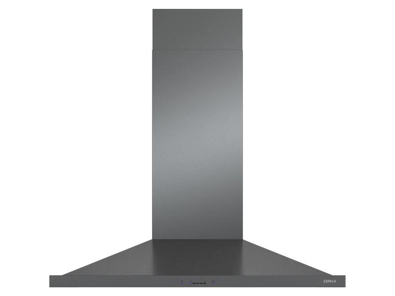 Zephyr Anzio Wall Mount Chimney Hood – 600 CFM – Stainless Steel & Black Stainless